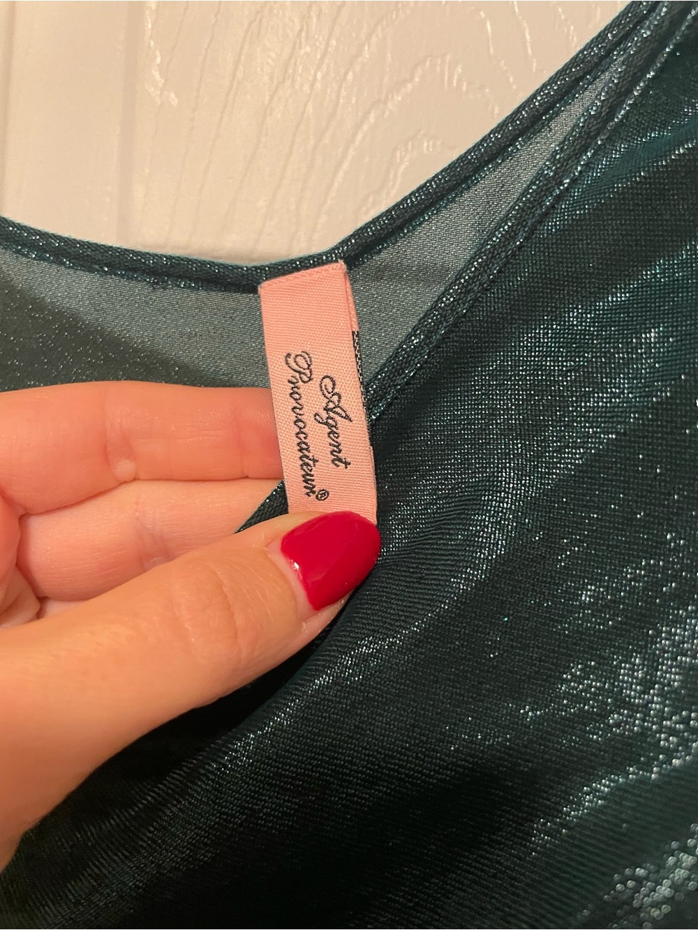 Agent Provocateur Emerald Green and Black Sheer Maxi Dress - Picture 5 of 7